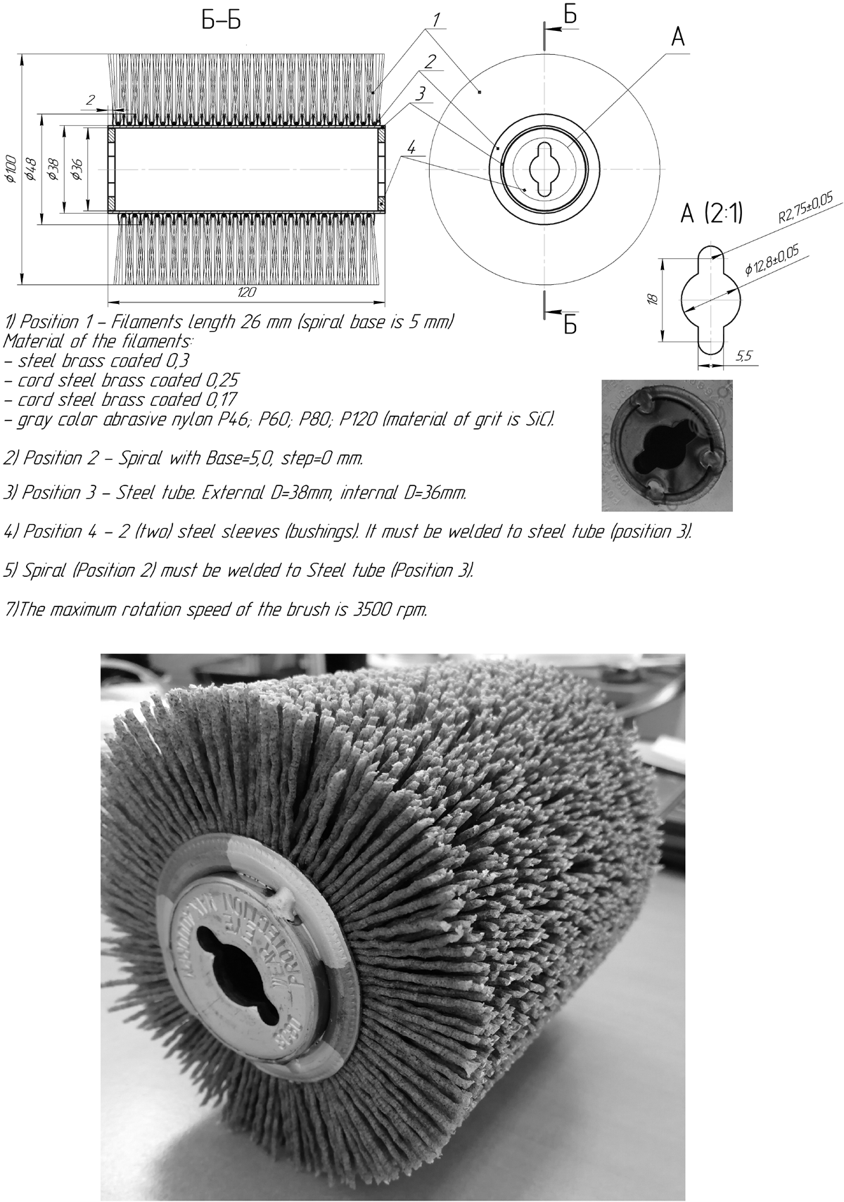 Makit 9741 Spiral Abrasive Nylon Wire Brush Drum For Woodworking Polish Buy Abrasive Nylon