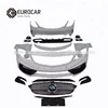MB W205 body kit for C-class w205 4D CLS style facelift conversion 14y- ,PP material