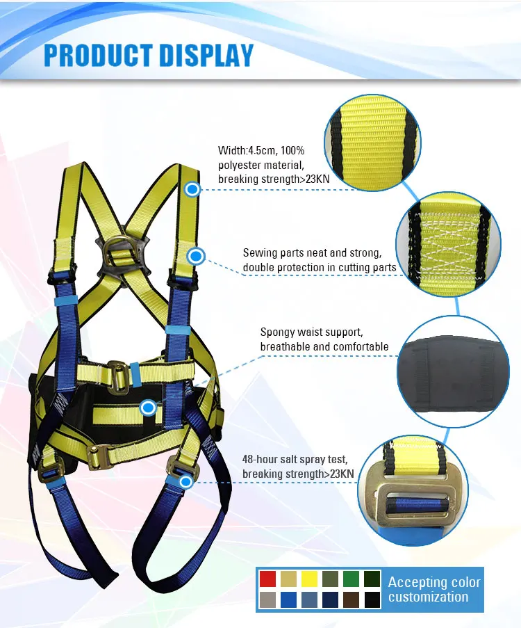 Back Support Protective Full Body Safety Harness Buy Protective