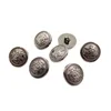 Antique silver 25mm plastic custom button