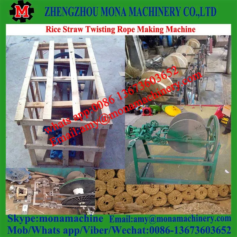 Hot Sale Easy Operate Straw Rope Weaving Machine Coir Straw Rope
