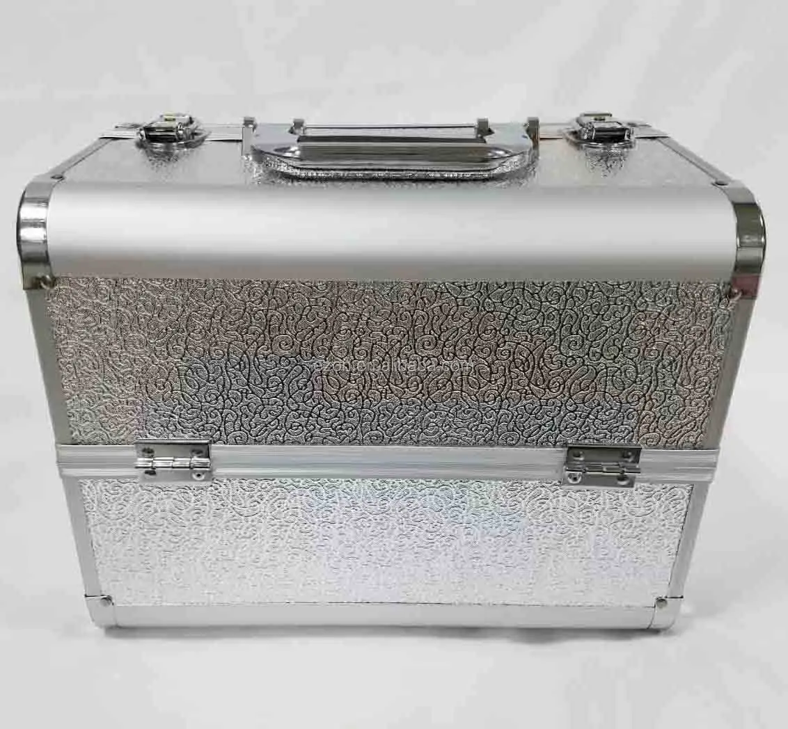 Professional Make Up Aluminium Cosmetics Box,Aluminium Frame Beauty