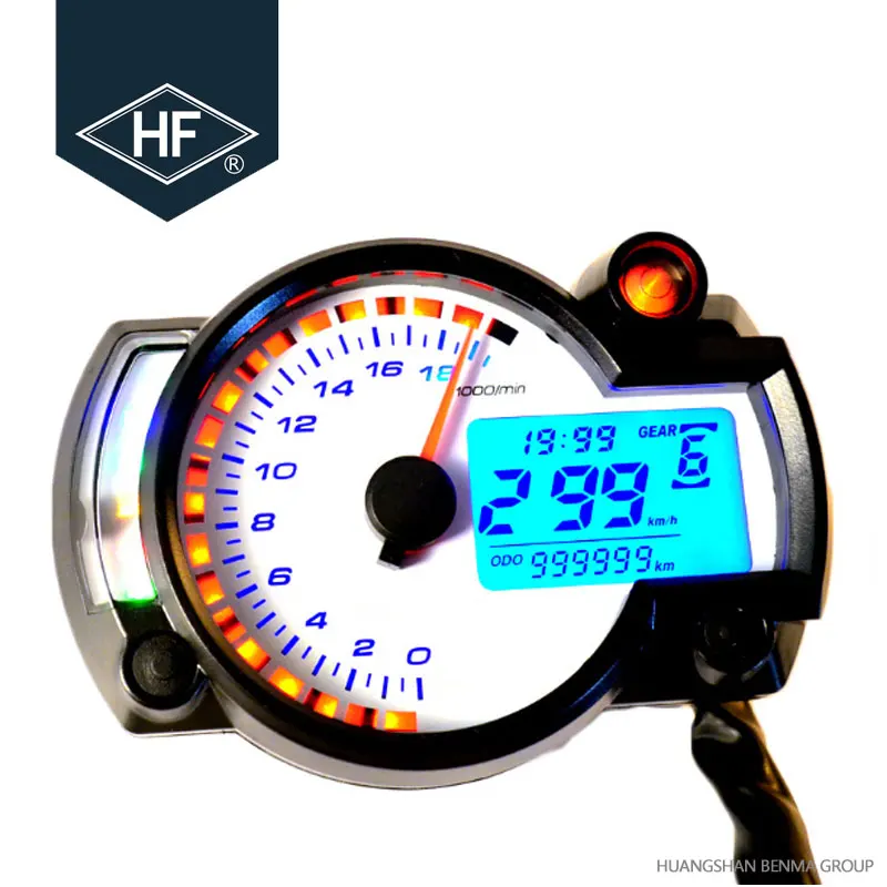 Custom Oem 7 Color Motorcycle Speedometer Tachometer Rpm