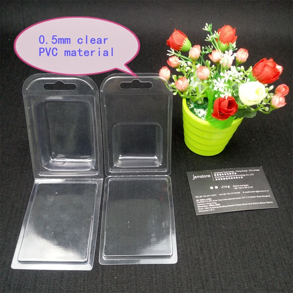 Pvc Cheap Custom Wholesale Single Plastic Box Eyeshadow Clamshell Blister Packaging