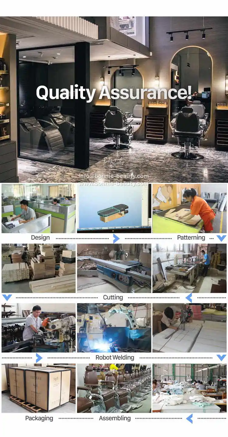 Metal Frame Men's Salon Beauty Styling Furniture Barber Hydraulic Part Manufacturer Shop Gold Kid Used White Armrest Chair