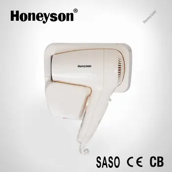 Honeyson Hotel Wall Mounted Hair Dryer Holder With Shaver Socket Honeyson Hotel Wall Mounted Hair Dryer Holder With Shaver Socket