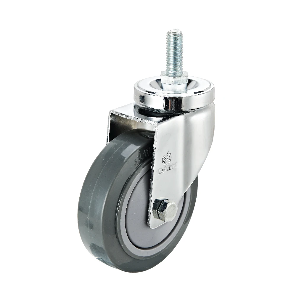50mm/75mm swivel small PU caster wheel for office chair