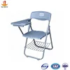 Modern training chair plastic traing folding study classroom chair with writing pad