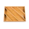 New Design Utility Diagonal Bamboo Drawer Organizer Customized Kitchen Cabinet Divider Tray