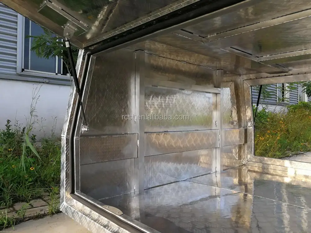Chacker Plate Aluminum Ute Canopy 2 Doors No Back Door Aluminium