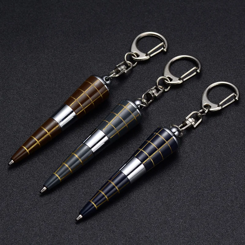 Metal Mini Chunky Diamond Ball Pen Rhinestone Keychain Promo Pocket