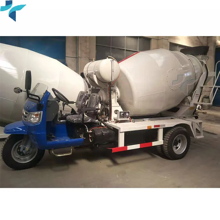 Zhengzhou Diesel Engine Mobile Self Loading Concrete Mixer Tank 3M3