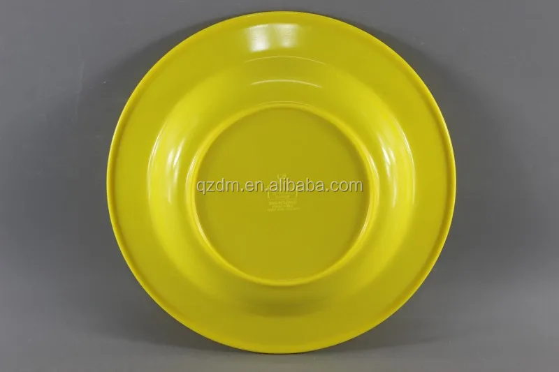 10inch Melamine Deep Dinner Plate, Suop Plate Yellow colour