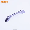 Best quality wenzhou hardware contemporary designed special curved furniture pull handles for kitchen cabinets