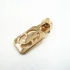 Square Hollow No.5 Metal Office Bag Formwork Pattern Zipper Slider