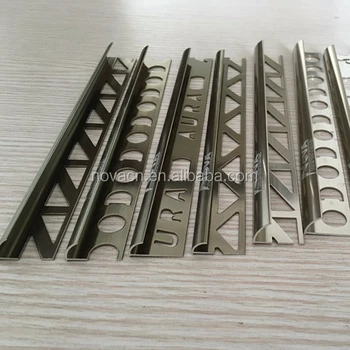 Aluminium Decorative Tile Trim Stair Edge Profiles With Anodized