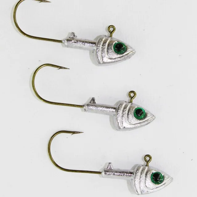 100pcs/pack 1g Round Ball Unpainted Lead Jig Head Wholesale Jigheads