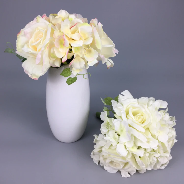 Wholesale Artificial Flowers Bouquet 6 Head Wedding Silk Roses Artificial Flowers Wedding