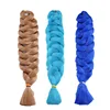 jumbo braiding hair ombre crochet braid hair,wholesale price synthetic hair products colorful fiber
