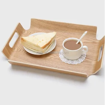 wooden tea tray