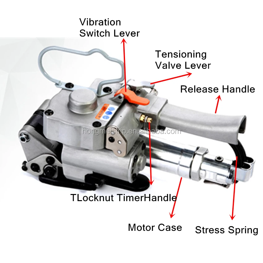 AQD-19 Pneumatic Heat Welding PET PP Strapping Tool packing Strapping machine