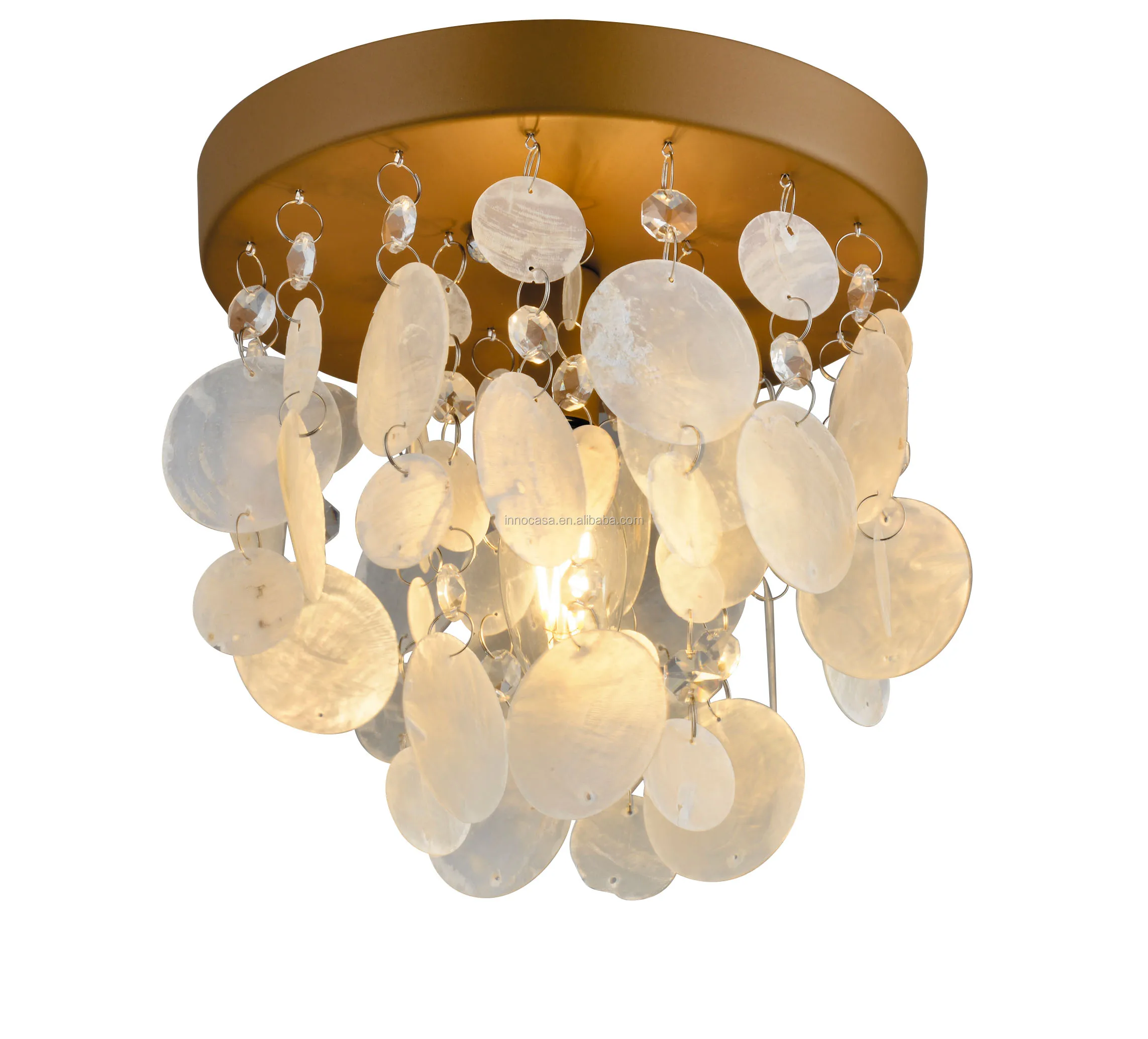 Lamparas De Techo Customized Classy Iron Crystal Ceiling Lamp For 
