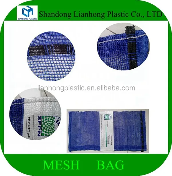 Red Color Onion Potato Mesh Bag With Logo Brand Printing,Recycle Uv ...