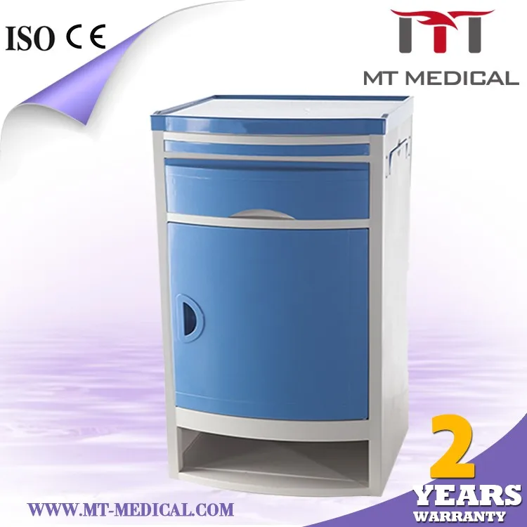 Hospital furniture Bed side cabinet Bedside Cabinet with Drawer and Door plastic bedside Cabinet