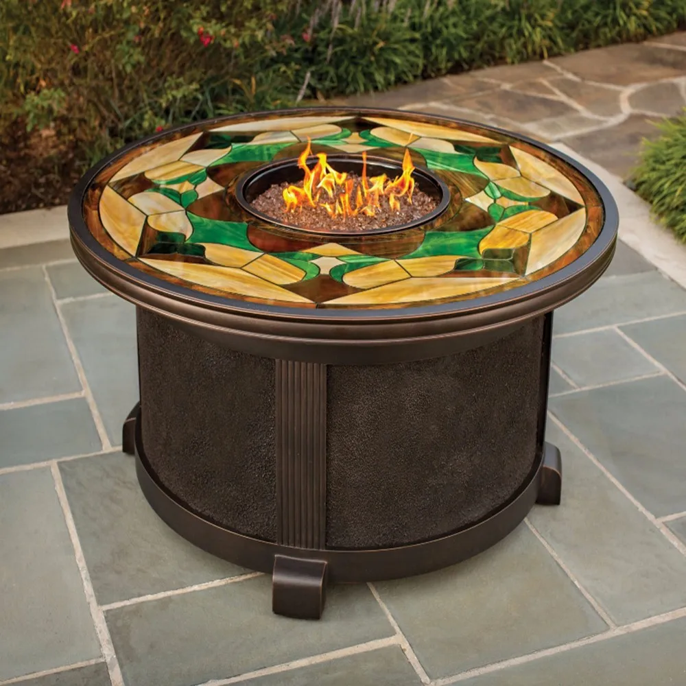 Wholesale Colored Outdoor Fire Pit Glass Rocks For Garden Decoration