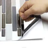 3D vinyl peel and stick mosaic backsplash creative mirror decoration
