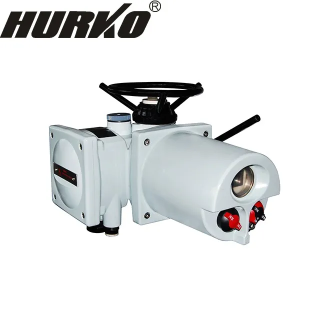Hurko Waterproof Ip68 Multi Turn Electric Valve Actuator With 12m