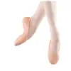 7000039 Wholesale Cheap China Factory OEM Girls Women Leather Pig Skin Cow Leather Dance Shoes Light Pink Ballet Shoes Leather