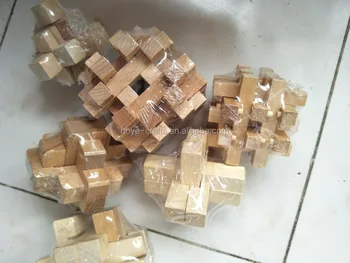 wooden puzzle cube