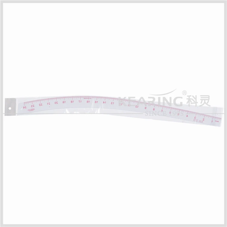 flexible plastic sleeve hip curve ruler for fashion pattern design