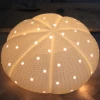 Stone shaped classic american style home decorative ceramic night light table lamp