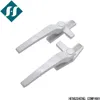 Miaolai flat base SEVEN shape window handle,white,champagne,silver gray,chromeplate window lock,aluminum window handles