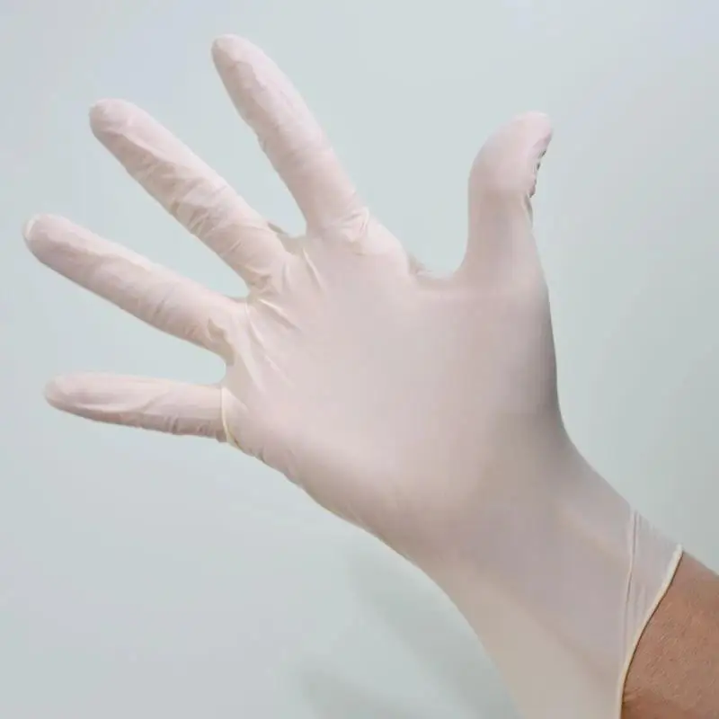 Protective Hand Lightly Powdered Disposable Medical Latex Examination