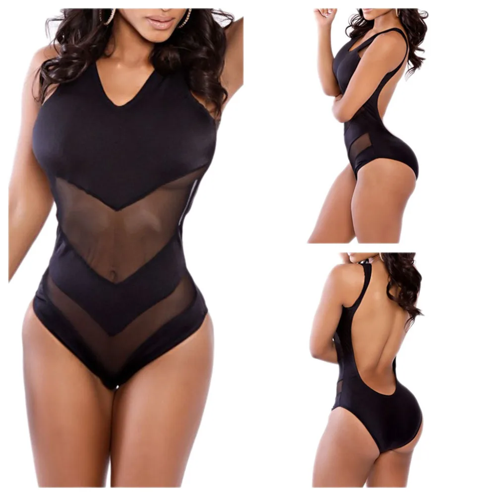 black push up swimming costume