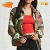 Wholesale Womens MA Bomber Custom Camo Windbreaker Jackets