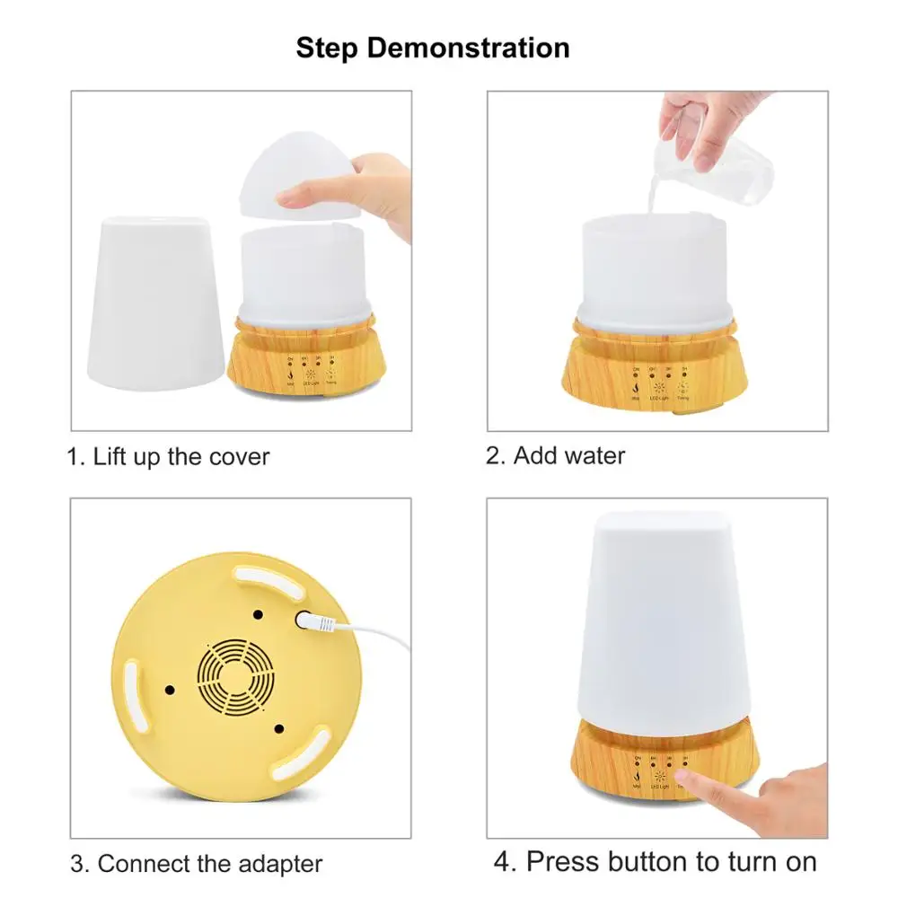 Easy Home Ocean Mist Ultrasonic Cool Mist Hand Humidifier For Baby