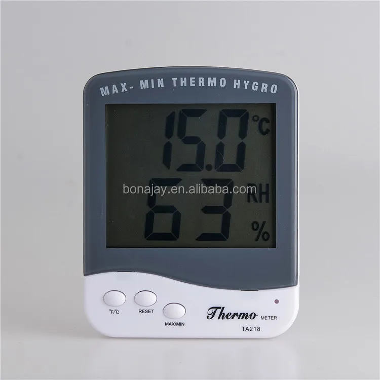 digital indoor thermometer with hygrometer