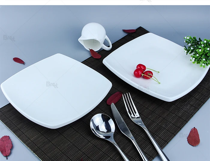 Japanese Restaurant White Teppanyaki Plate Ceramic Plates Dishes