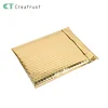Wholesale Bubble Pouch Packaging Rose Gold Padded Metallic Bubble Envelope
