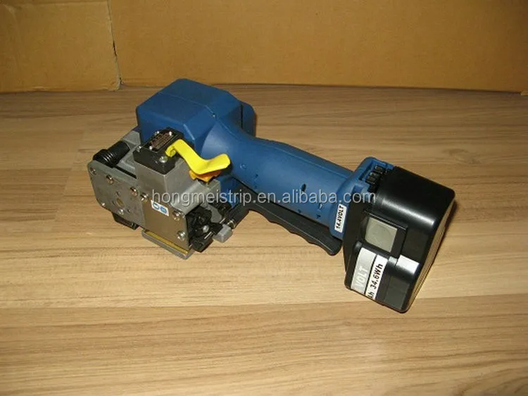 Hot Sale hand held semi automatic Battery poly PET strapping machine