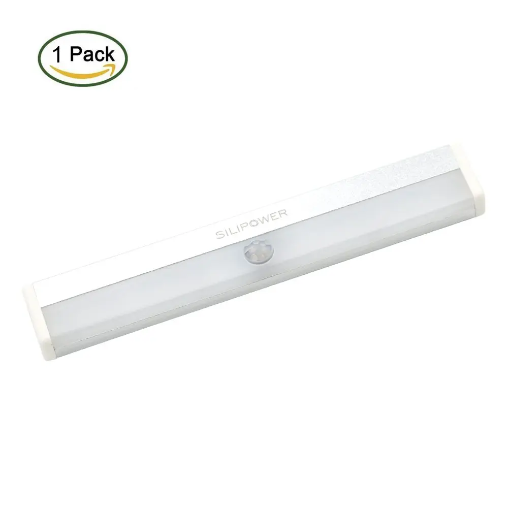 Warm White, 3-Pack Bonlux Wireless LED Motion Sensing Rechargeable Night Light Stick Anywhere LED PIR Motion Sensor Wall Light for Closet Cabinet Attic Stairway Hallway Wardrobe Nursery Lighting