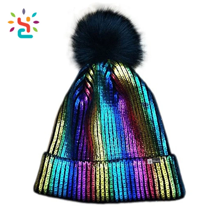 sparkly wooly hats