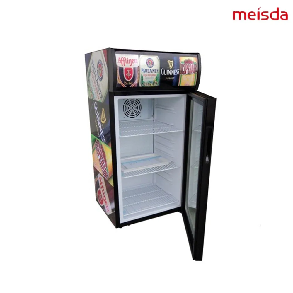 Saa 80l Small Glass Door Pepsi Soft Drink Display Refrigerator Buy