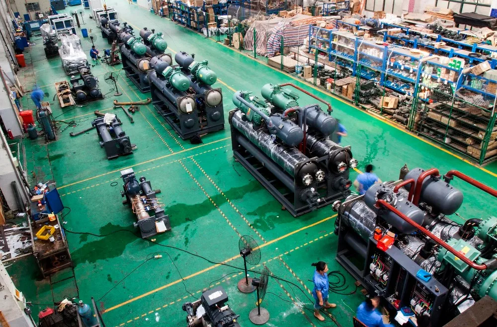 High Efficiency Industrial Brine /glycol Low Temperature Watercooled