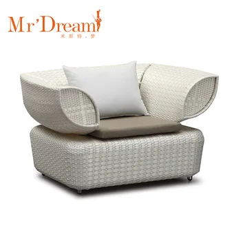 Outdoor Garden Furniture Rattan Curved Divan Sofa Set Full Sofas Product On Alibaba