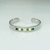 Miyuki Seed Beads Stainless Steel Bangle Bracelet Women